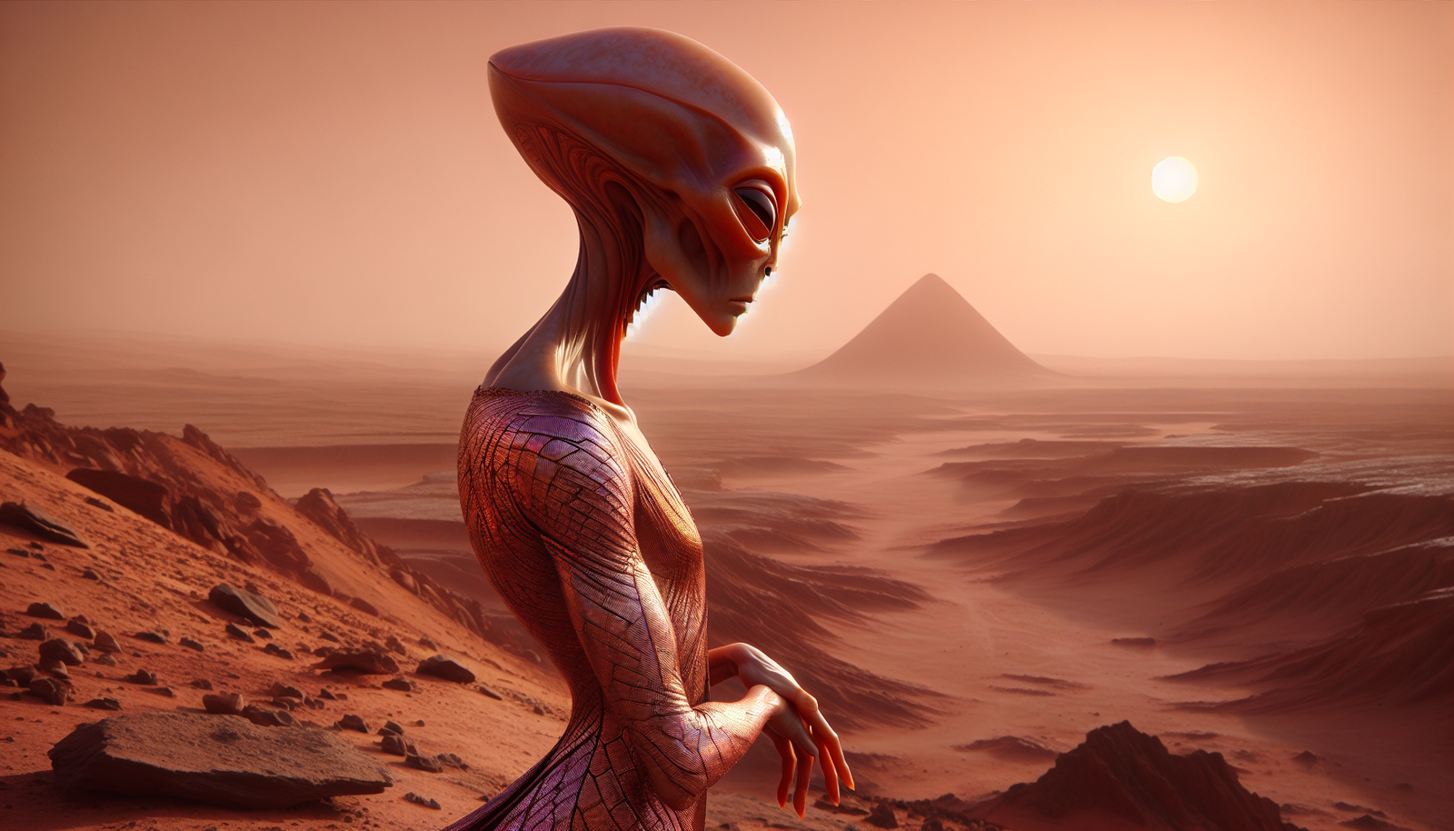 Pyramids on Mars