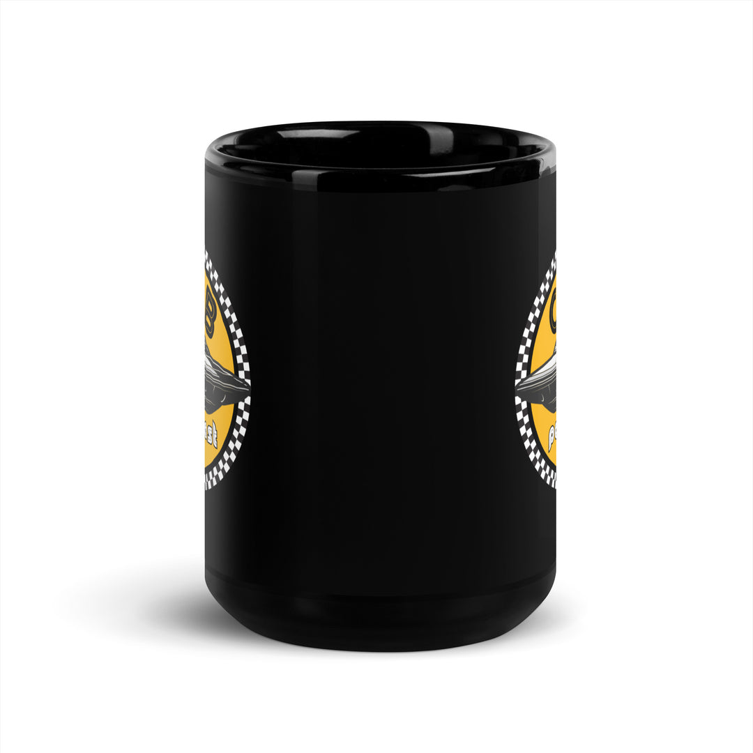 Calling All Beings Podcast Black Glossy Mug